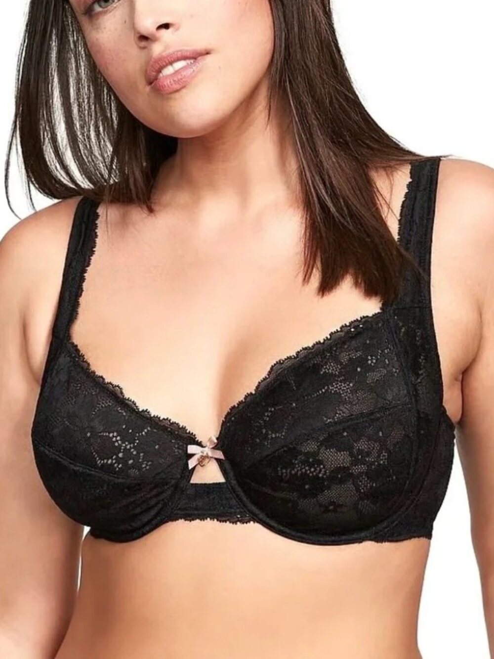 Body by Victoria The Fabulous Full Cup Lace Bra Black 36G NWT